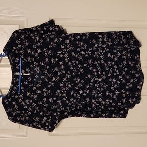 41 Hawthorne Floral Blouse